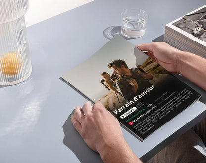 Affiche Netflix parrain personnalisée FLTMfrance