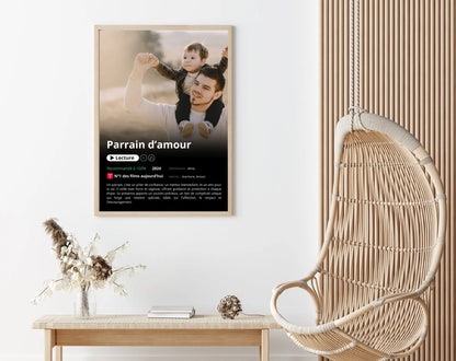 Affiche Netflix parrain personnalisée FLTMfrance