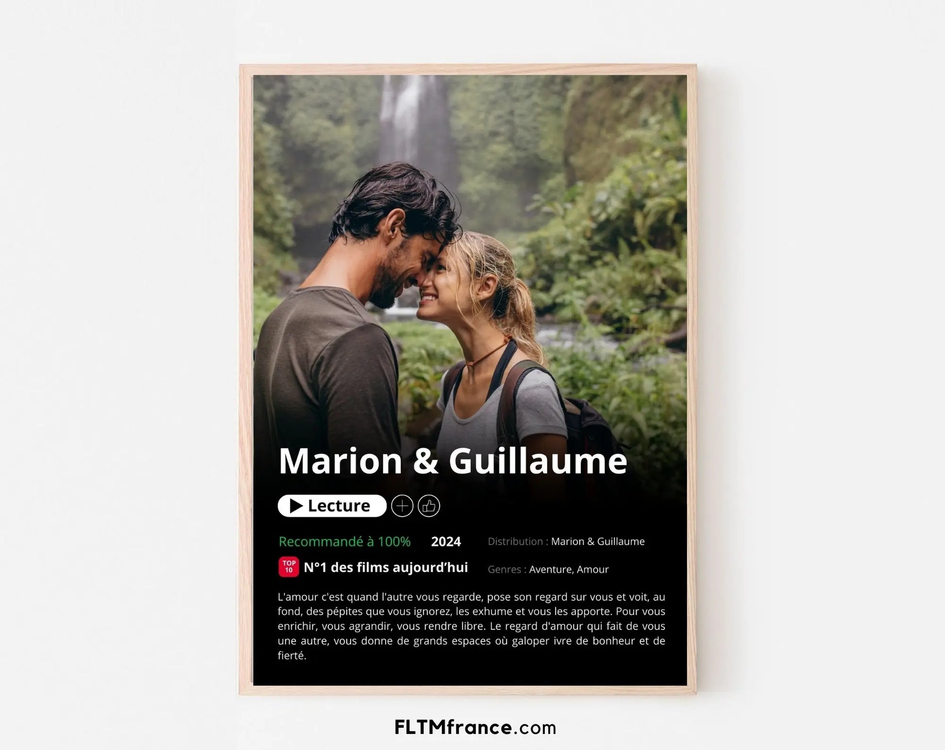 Affiche Netflix personnalisée FLTMfrance