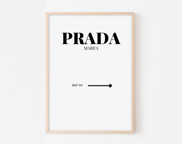 Affiche Prada Marfa - Affiche de mode