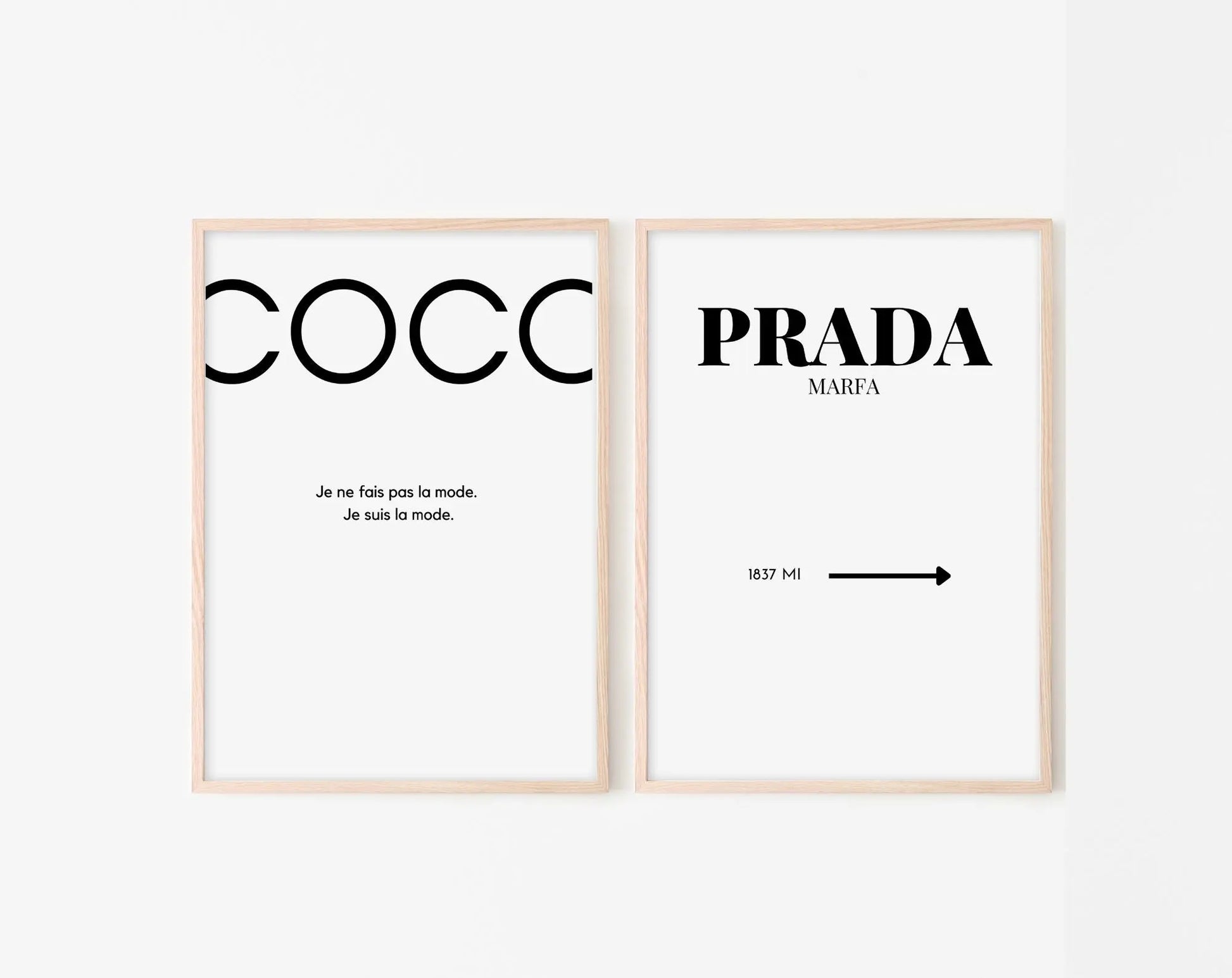 Affiche Prada Marfa - Affiche de mode FLTMfrance