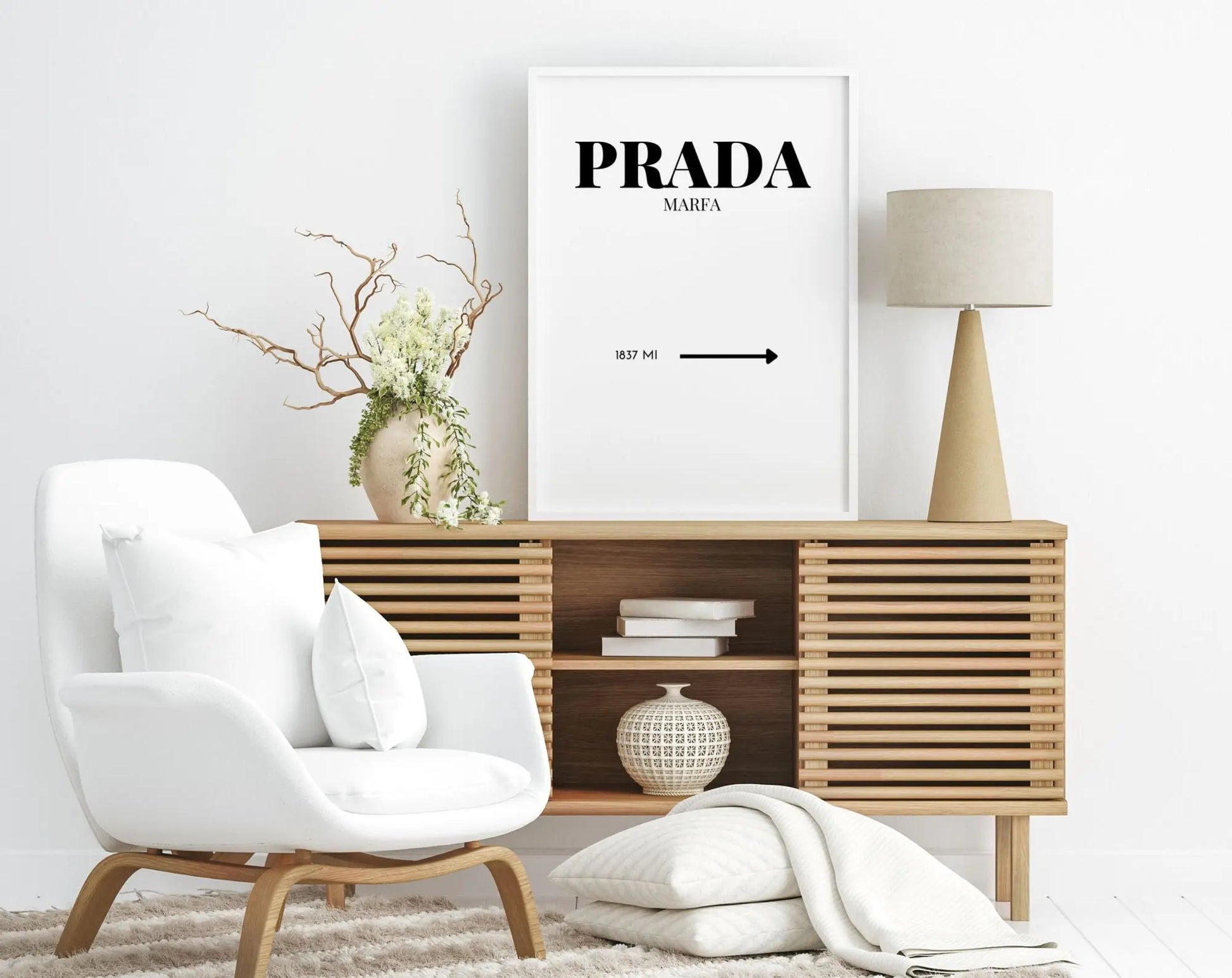 Affiche Prada Marfa - Affiche de mode FLTMfrance