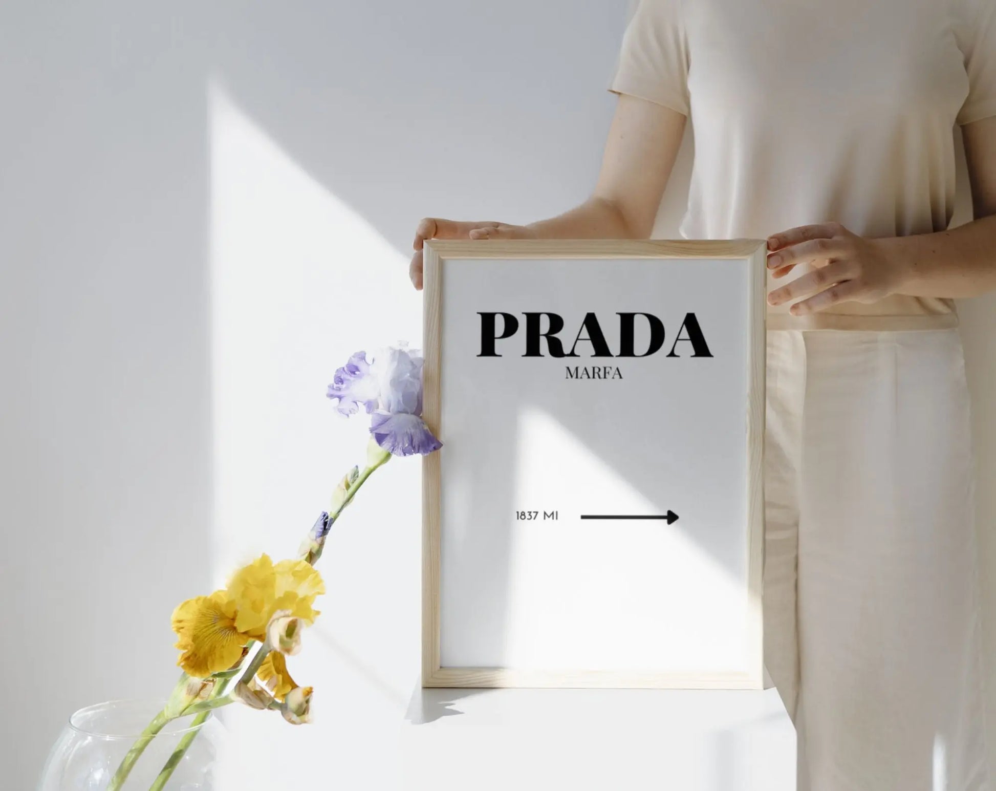 Affiche Prada Marfa - Affiche de mode FLTMfrance