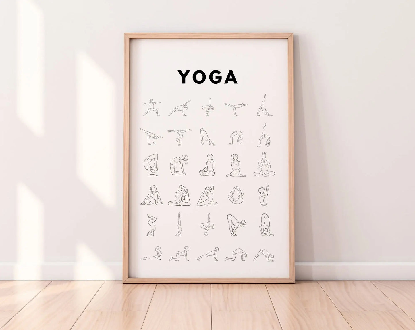 Affiche Yoga - Affiche décoration sport FLTMfrance