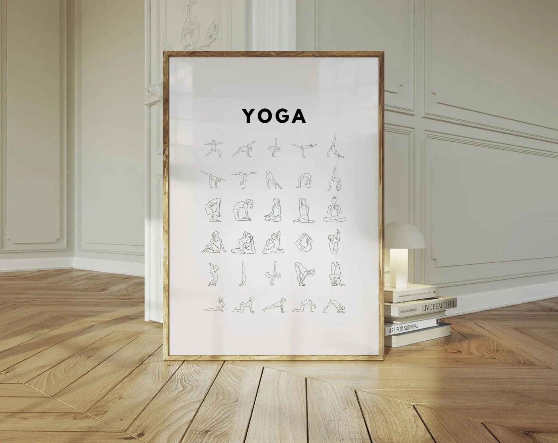 Affiche Yoga - Affiche décoration sport FLTMfrance