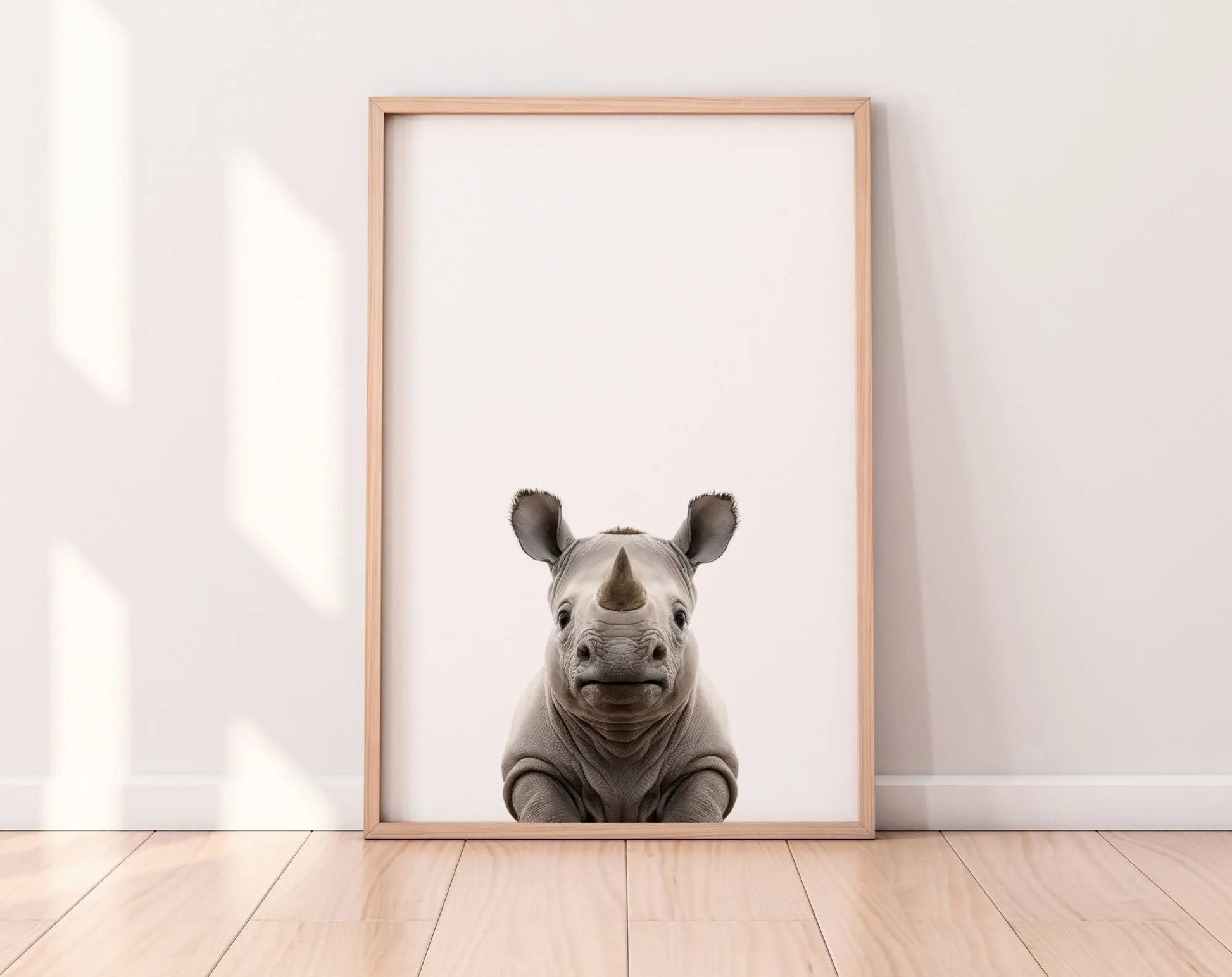 Affiche bébé Rhinocéros - Rhinocéreau FLTMfrance