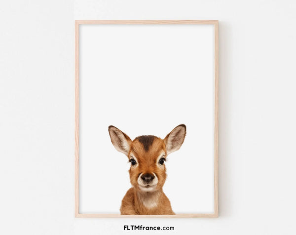 Affiche bébé antilope - Antilopeau