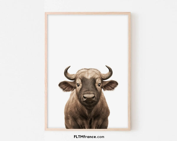 Affiche bébé buffle - Bufflon