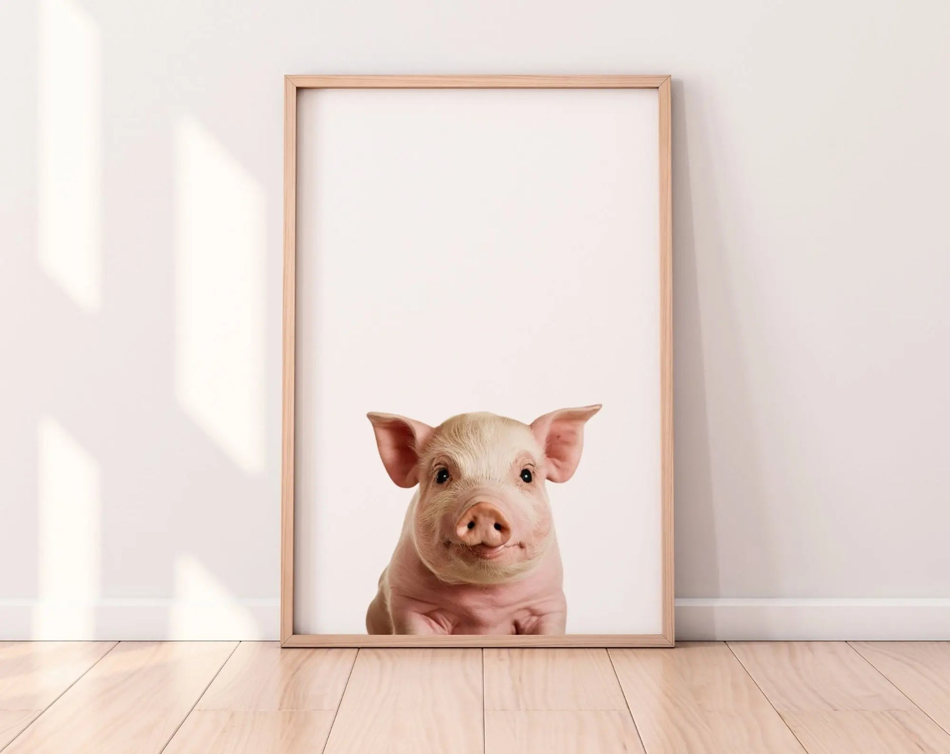 Affiche bébé cochon - Porcelet FLTMfrance