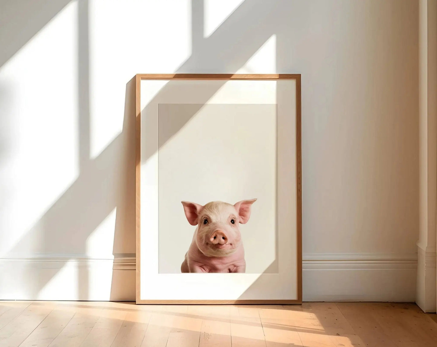 Affiche bébé cochon - Porcelet FLTMfrance