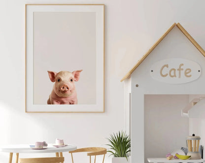 Affiche bébé cochon - Porcelet FLTMfrance