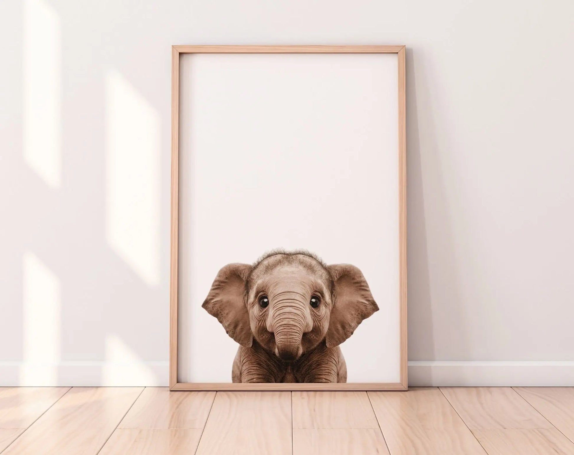 Affiche bébé éléphant - Éléphanteau FLTMfrance