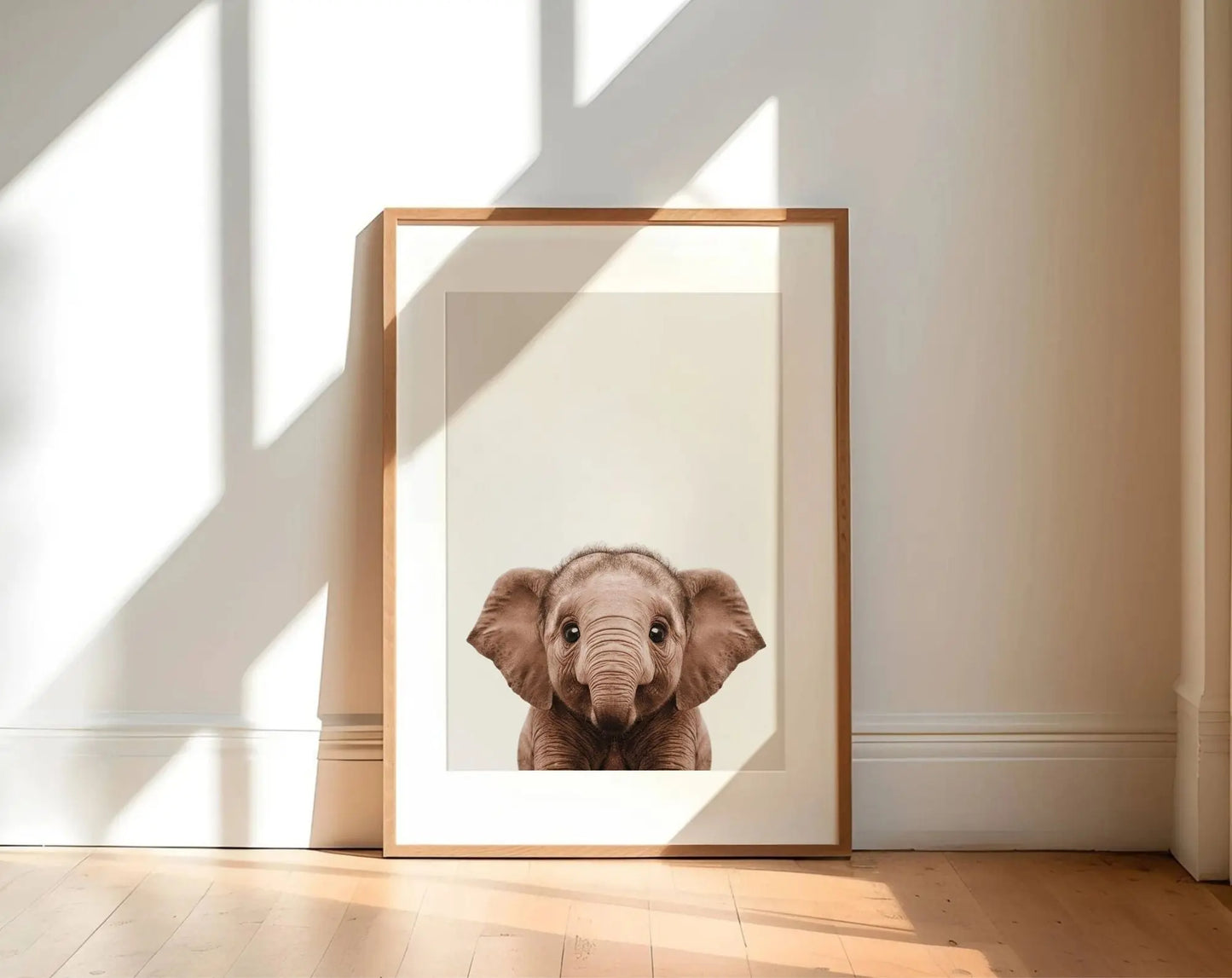 Affiche bébé éléphant - Éléphanteau FLTMfrance