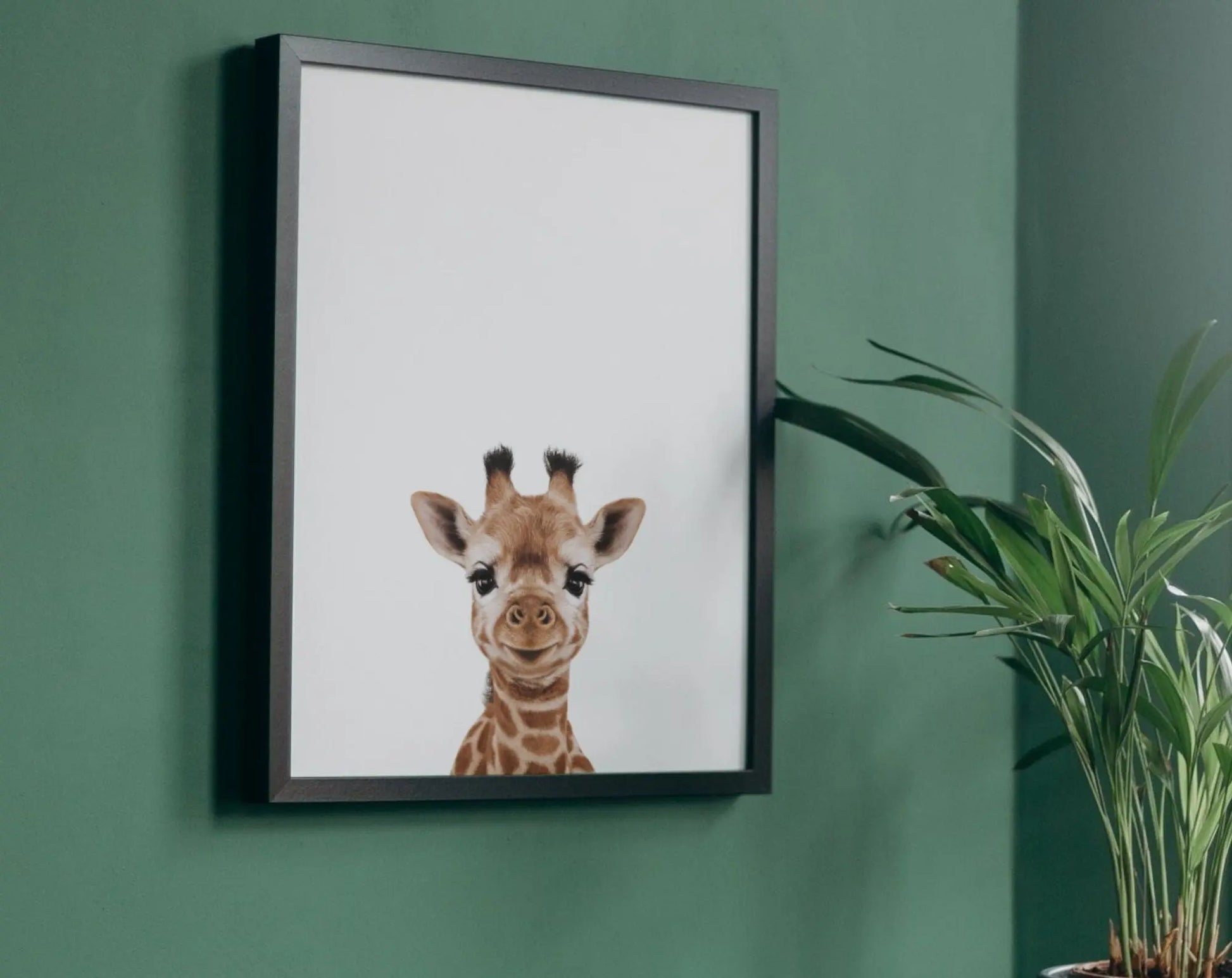 Affiche bébé girafe - Girafon FLTMfrance