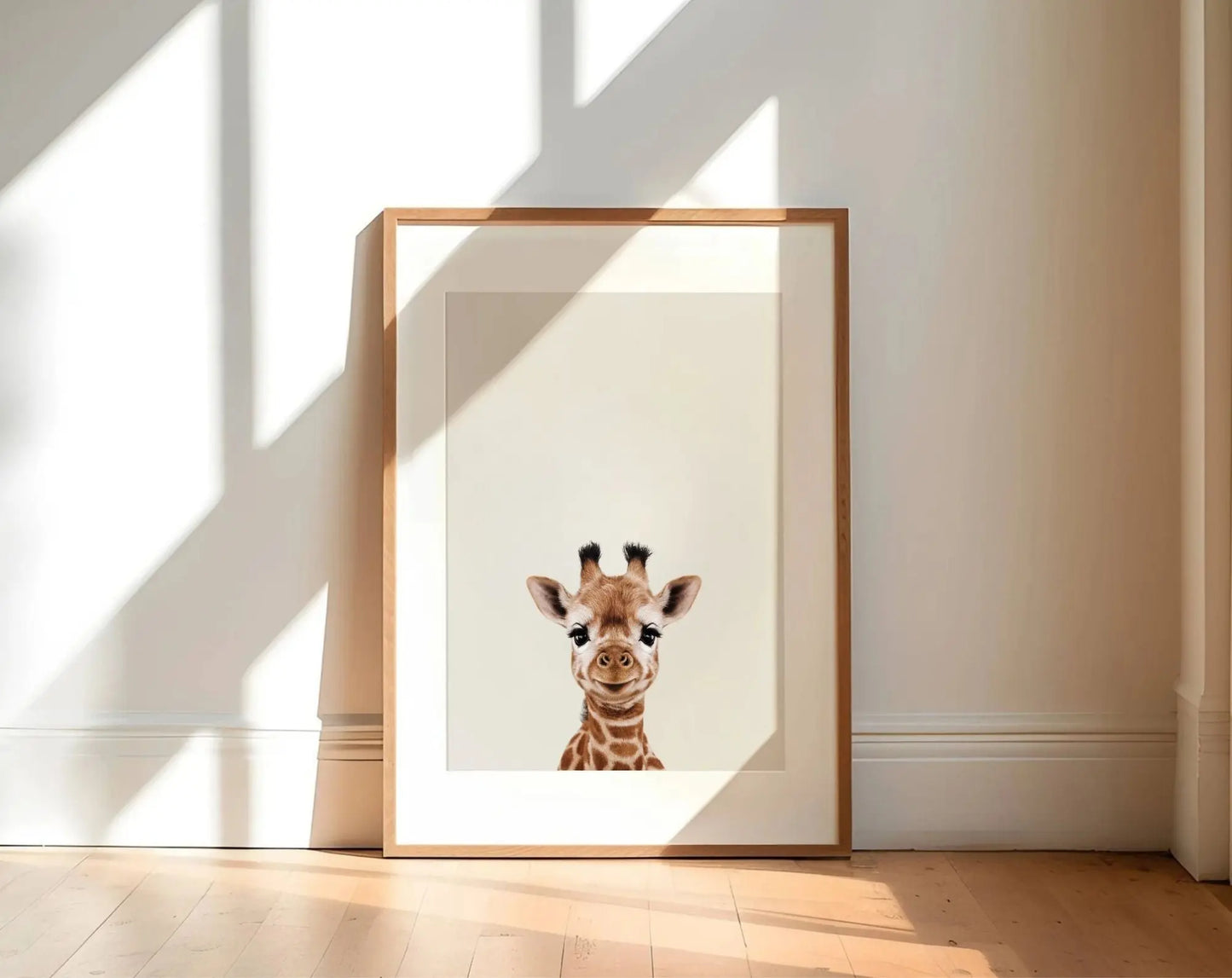 Affiche bébé girafe - Girafon FLTMfrance