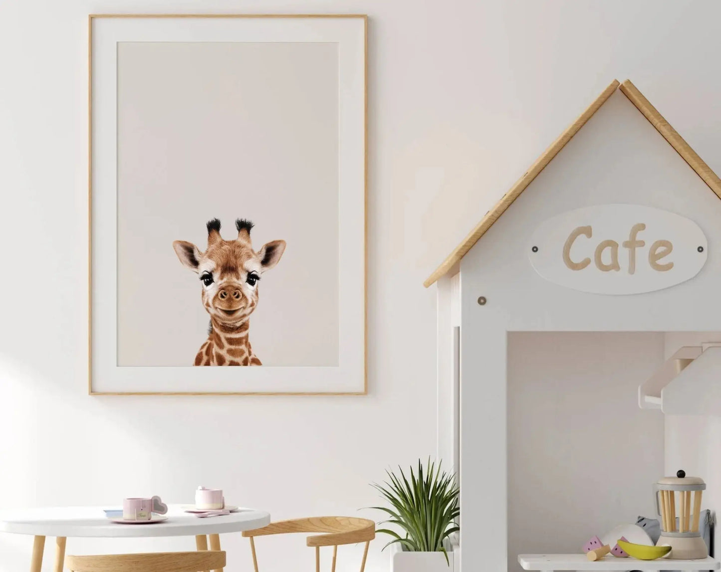 Affiche bébé girafe - Girafon FLTMfrance