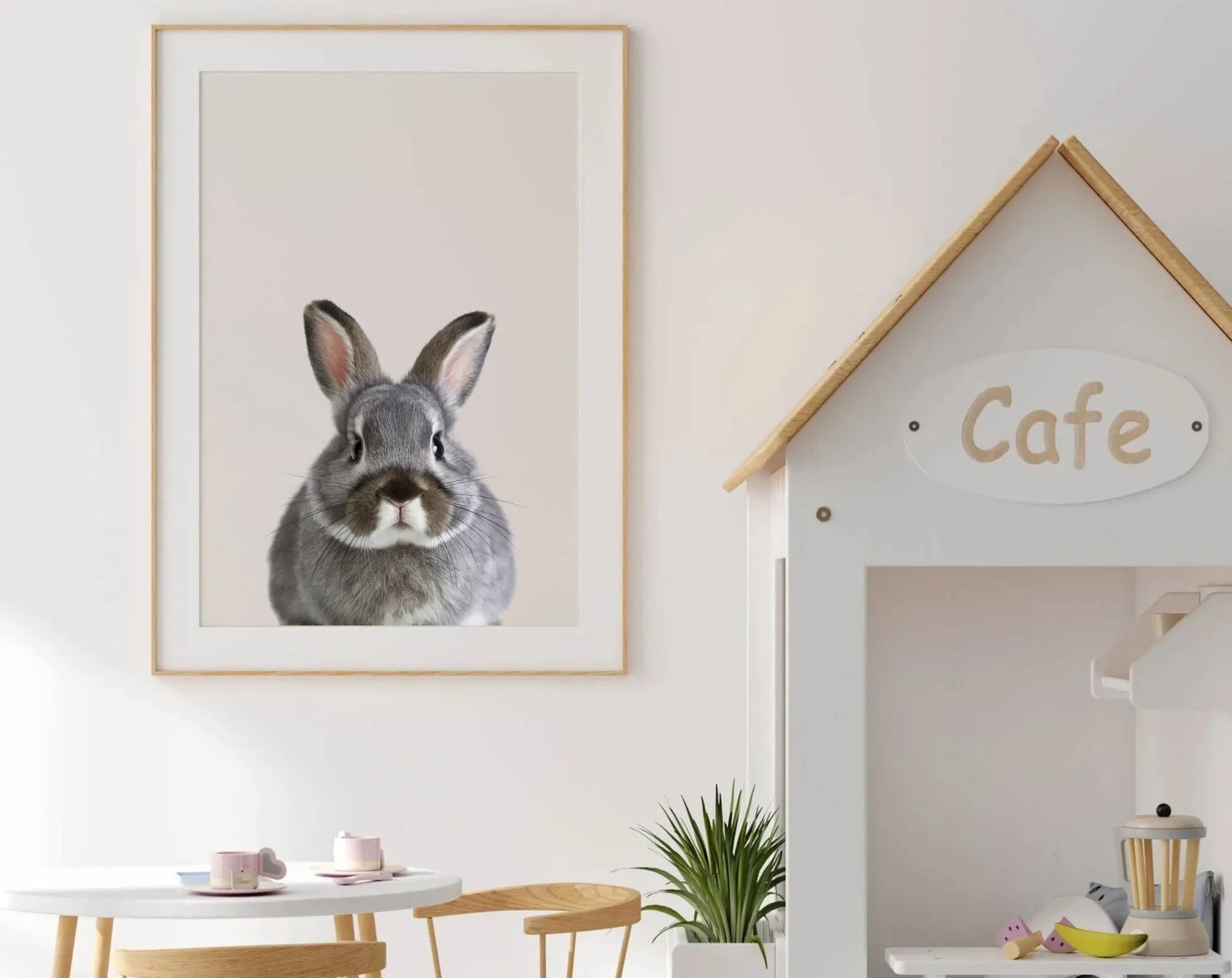 Affiche bébé lapin - Lapereau FLTMfrance