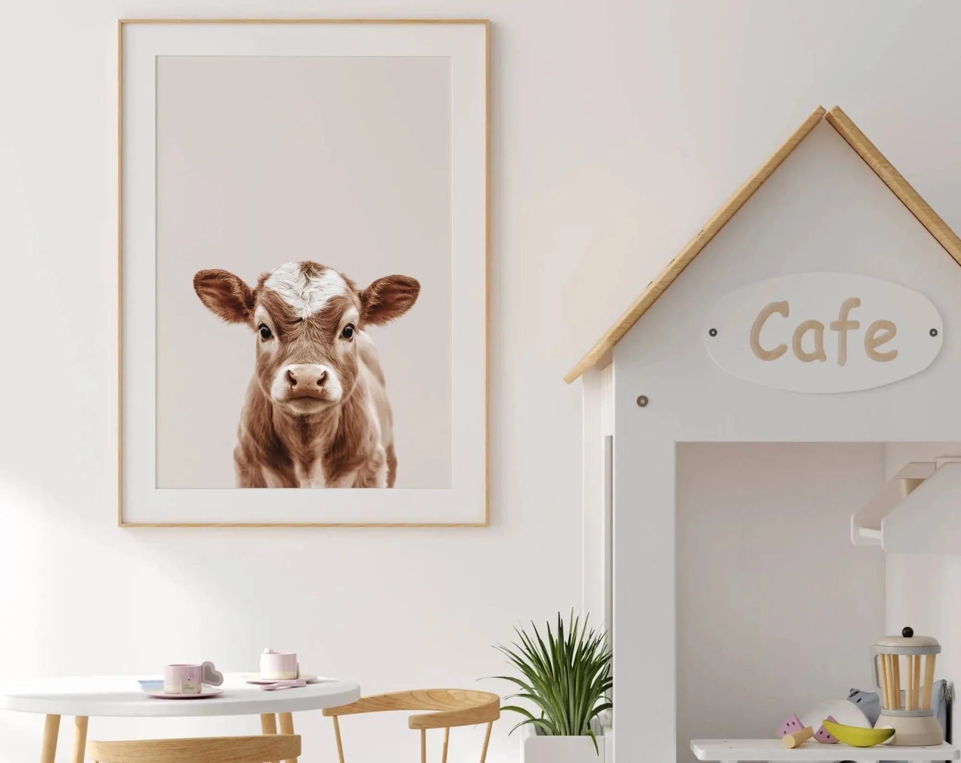 Affiche bébé vache - Veau FLTMfrance