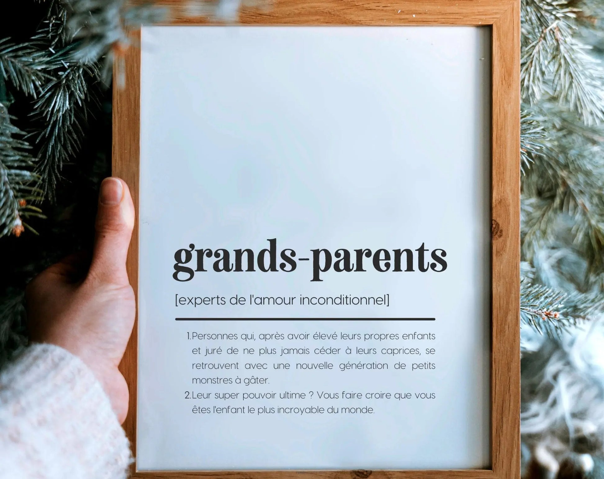 Affiche définition grands-parents - Affiche définition humour FLTMfrance