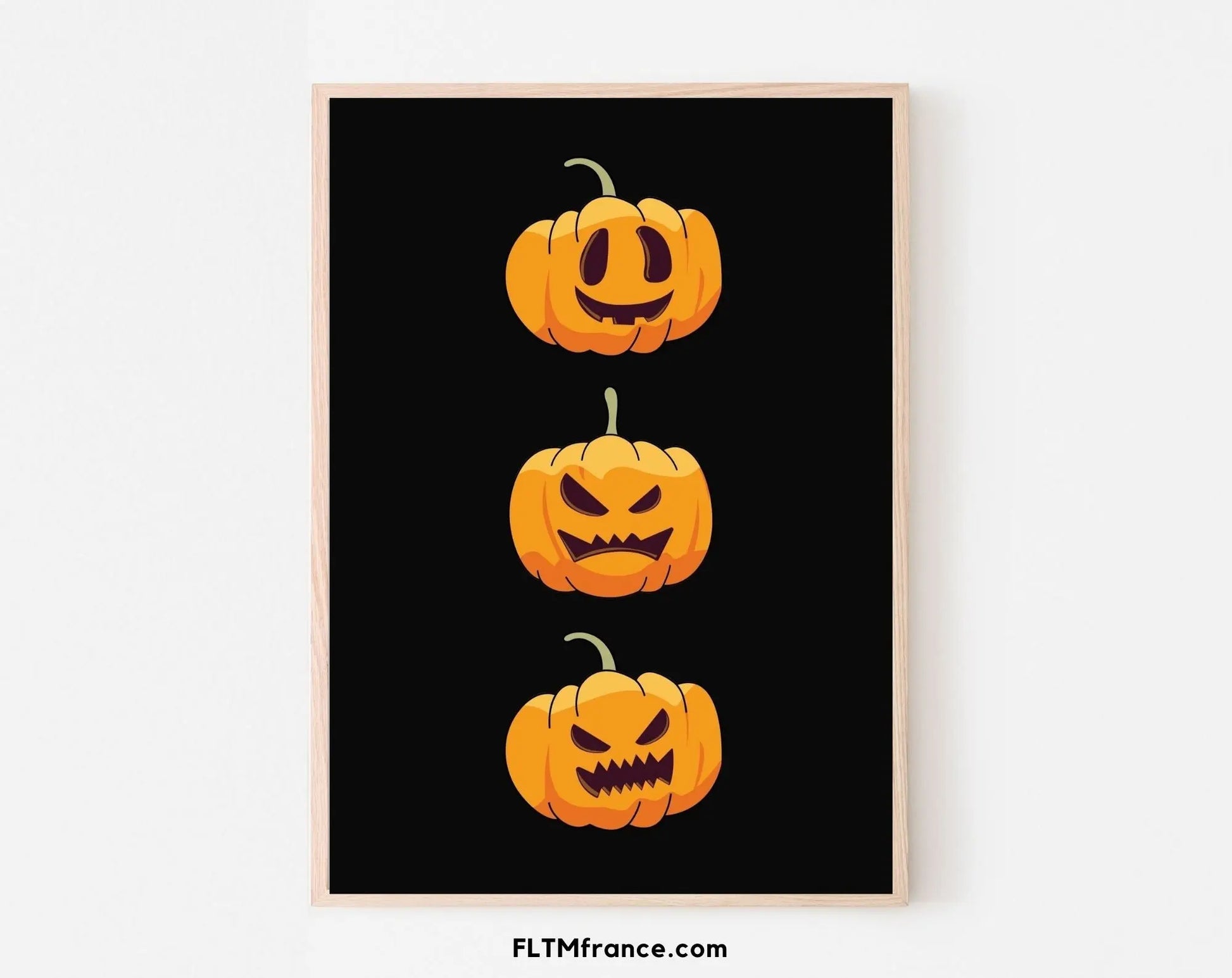 Affiche noir Bonbons - Décoration Halloween FLTMfrance