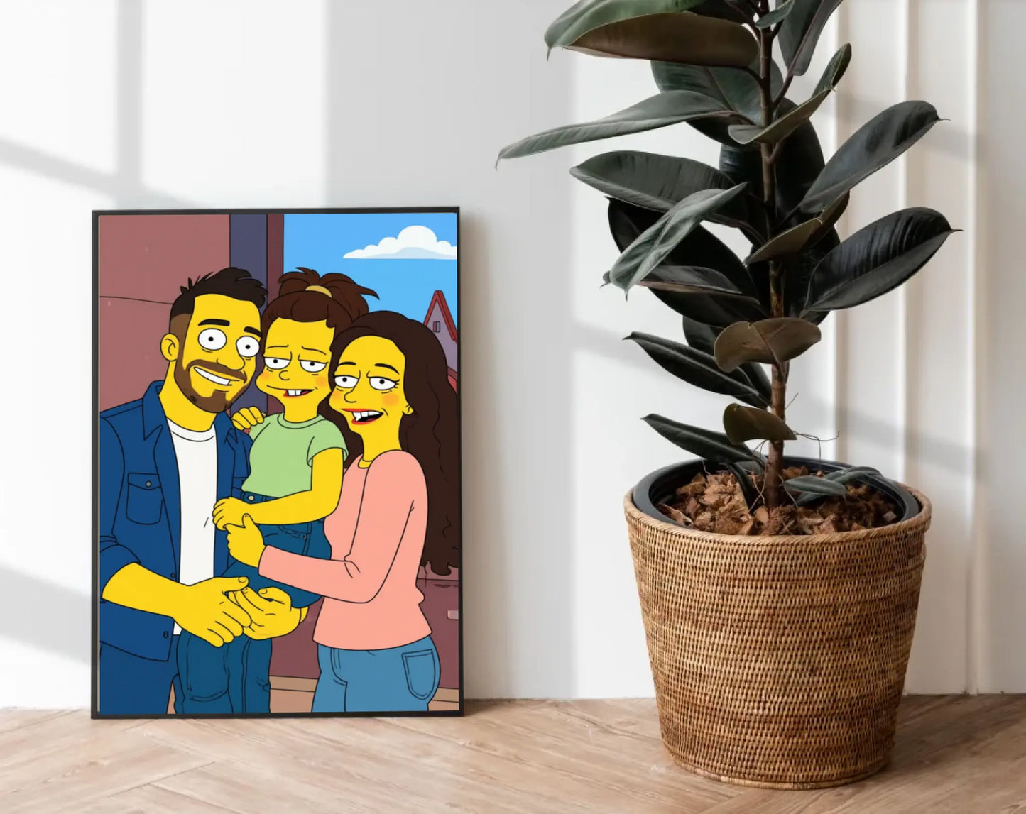 Affiche personnalisée Cartoon Jaune FLTM