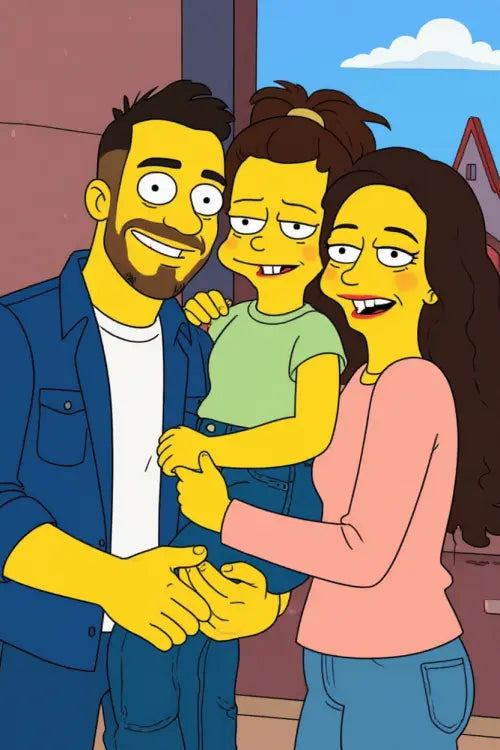 Affiche personnalisée Cartoon Jaune FLTM