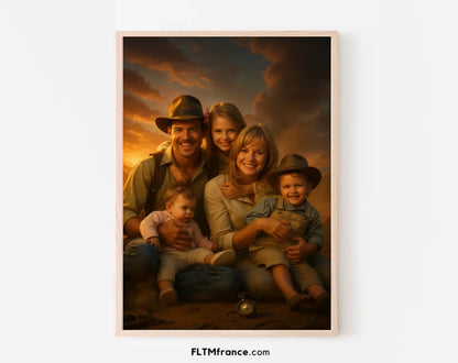 Affiche personnalisée Film d'aventure FLTM