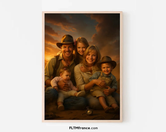 Affiche personnalisée Film d'aventure FLTM