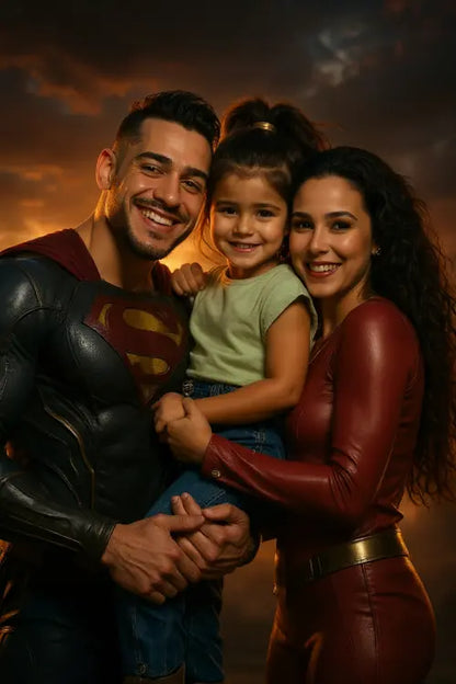 Affiche personnalisée Film super héros FLTM