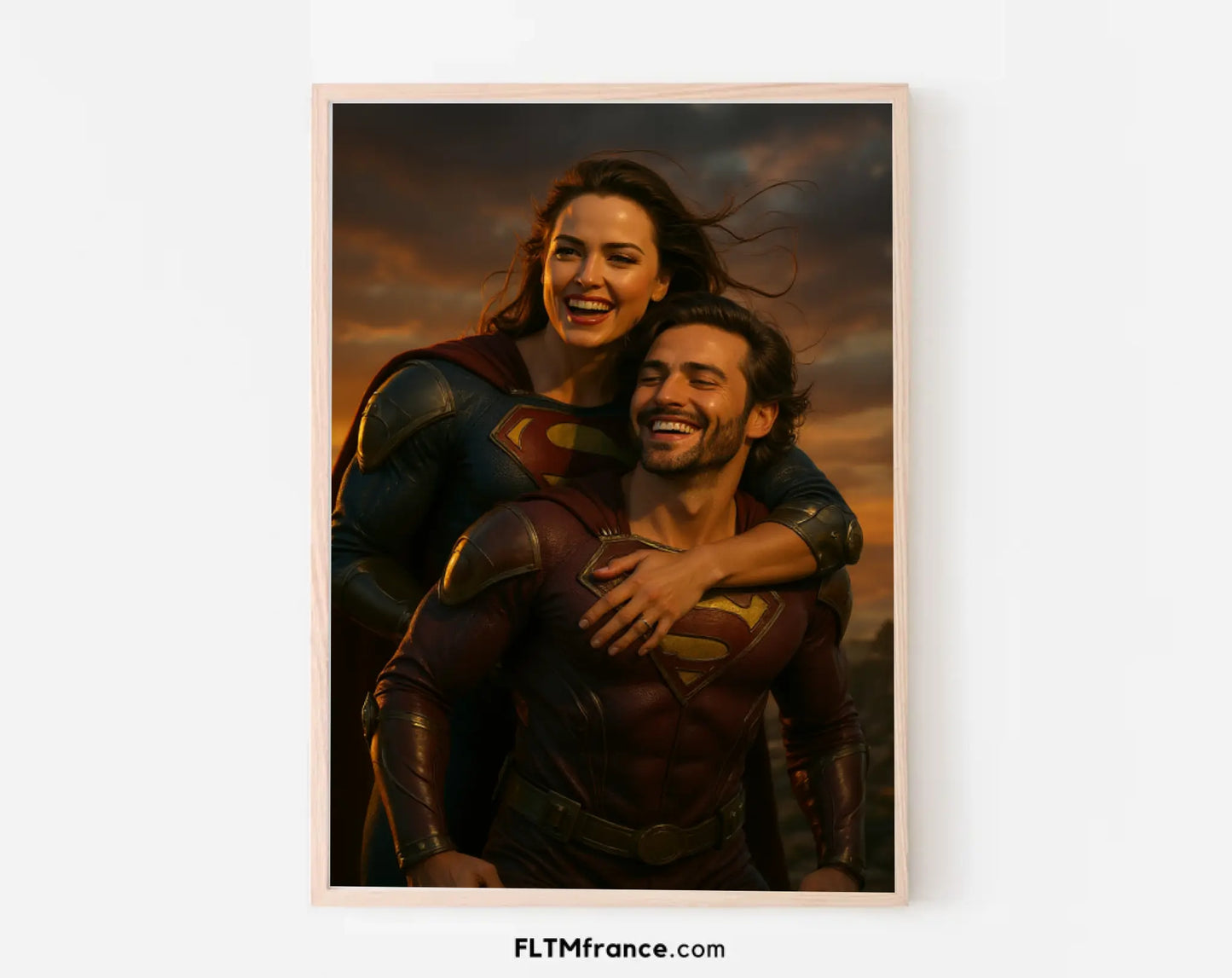 Affiche personnalisée Film super héros FLTM