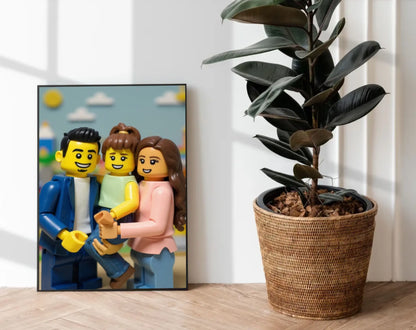 Affiche personnalisée Jouets en briques FLTM