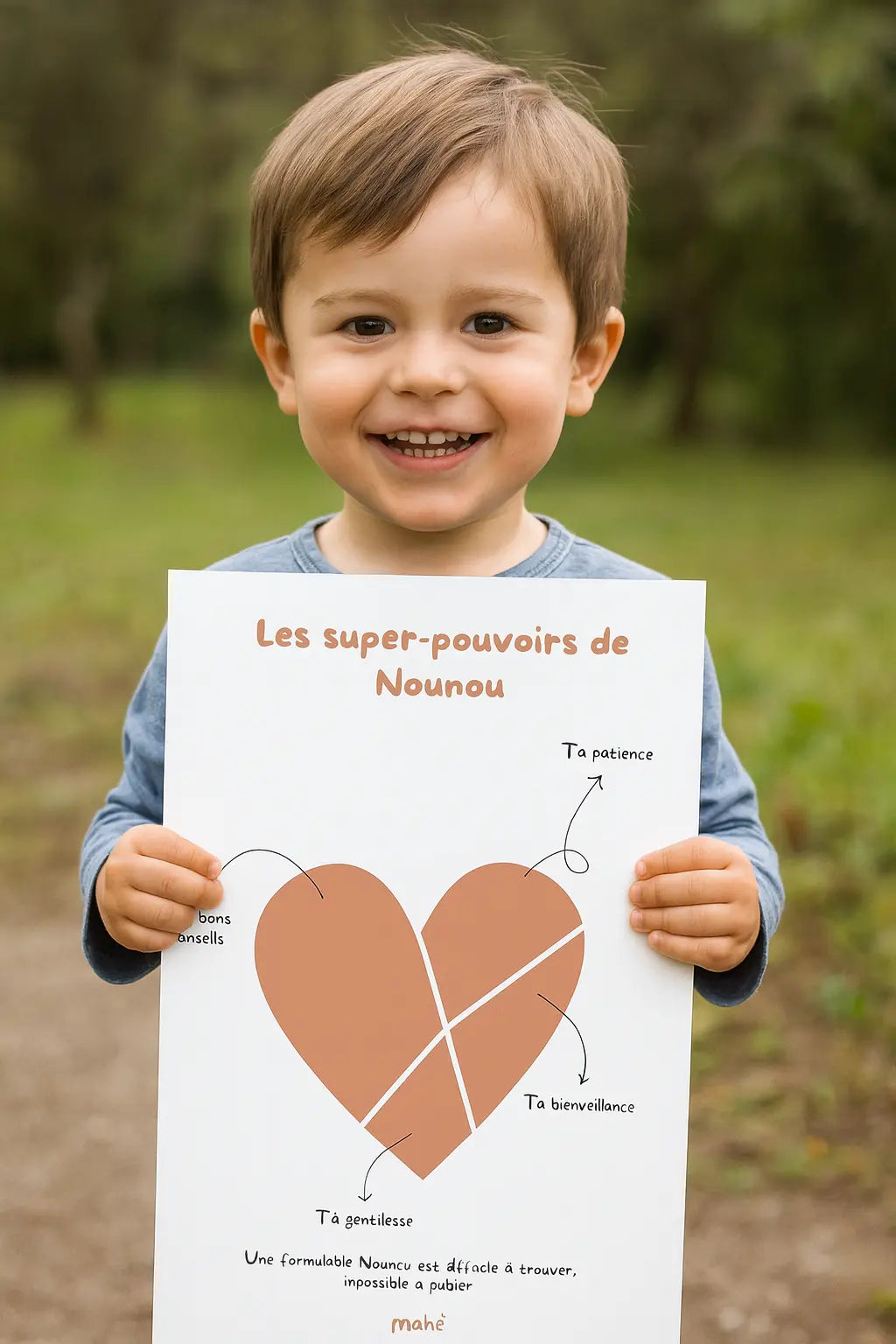 Affiche personnalisée Les super-pouvoirs de Nounou FLTM