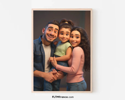 Affiche personnalisée Film d'animation 3D