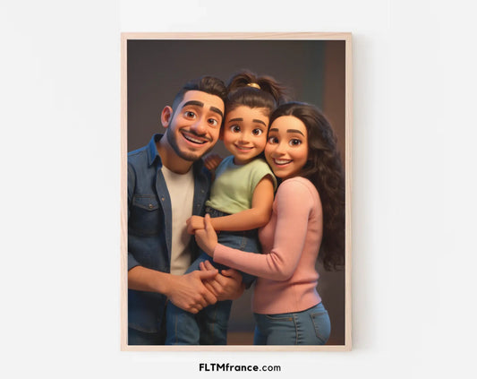 Affiche personnalisée Film d'animation 3D FLTM