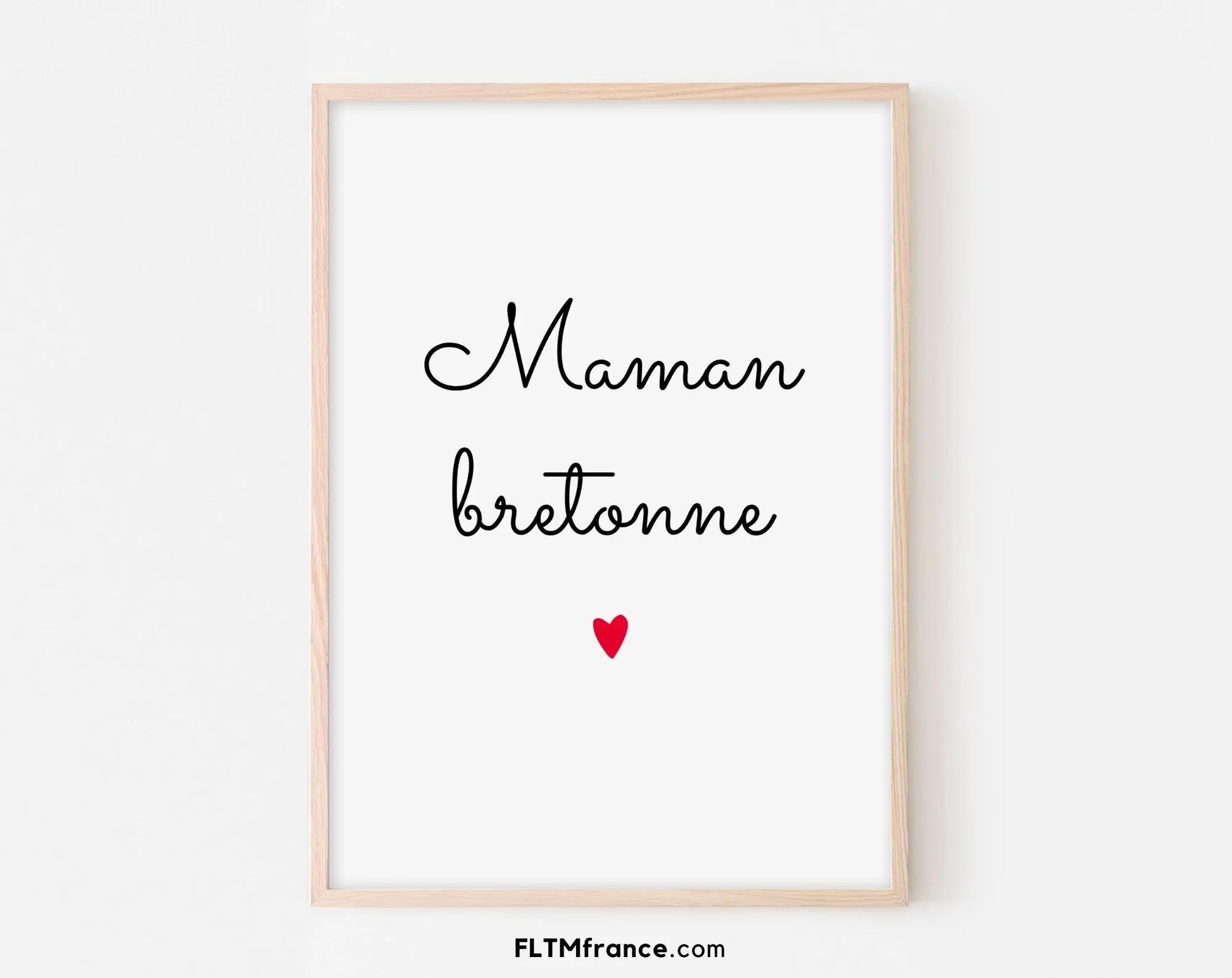 Affiche Maman Bretonne - Fête des mères FLTMfrance