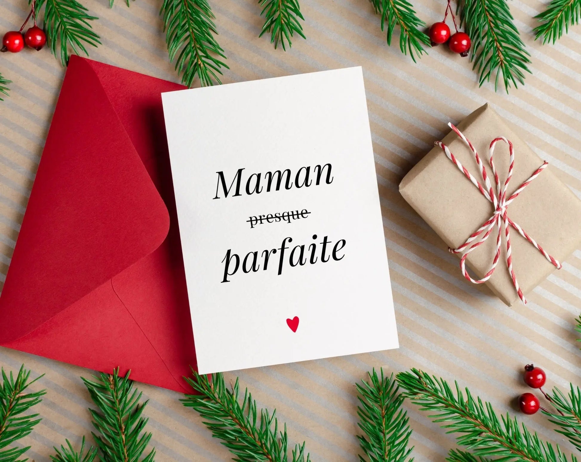Affiche Maman presque parfaite - Cadeau fête des mères FLTMfrance