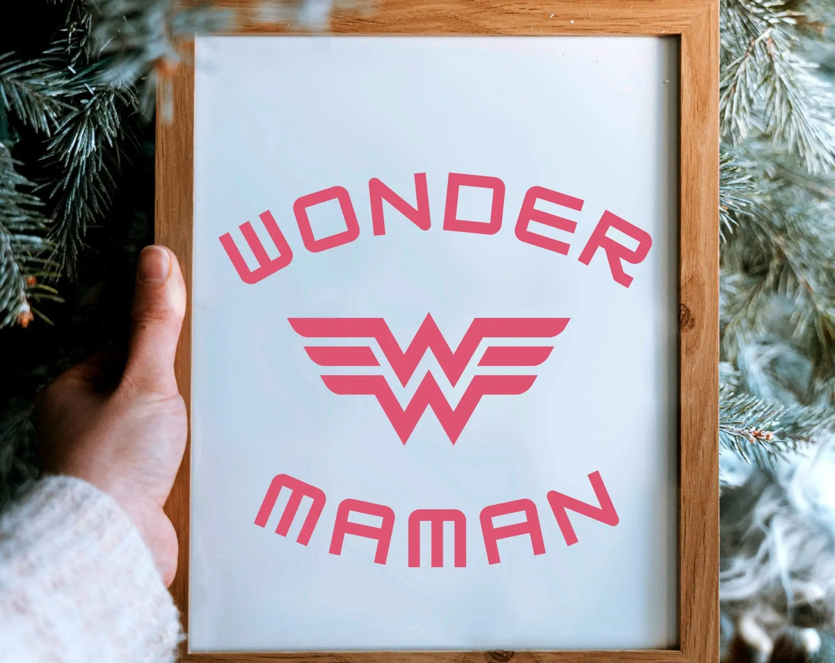 Affiche Wonder Maman - Cadeau fête des mères - FLTM