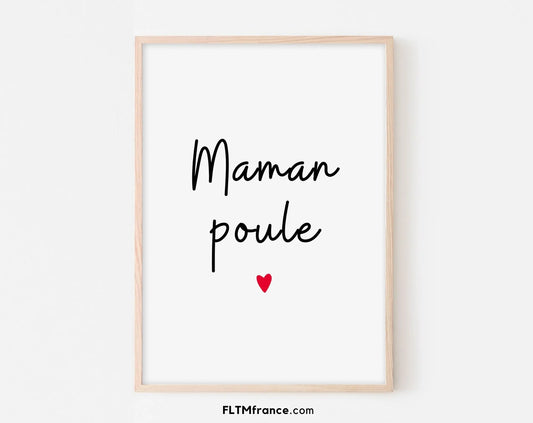 Affiche Maman Poule - FLTMfrance