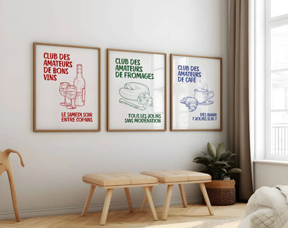 Affiches Club des amateurs de bonnes choses - Affiche cuisine FLTMfrance