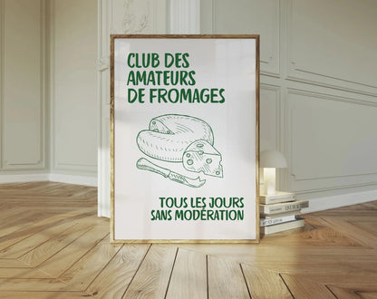 Affiches Club des amateurs de bonnes choses - Affiche cuisine FLTMfrance