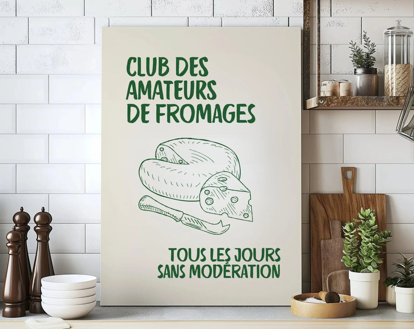 Affiches Club des amateurs de bonnes choses - Affiche cuisine FLTMfrance