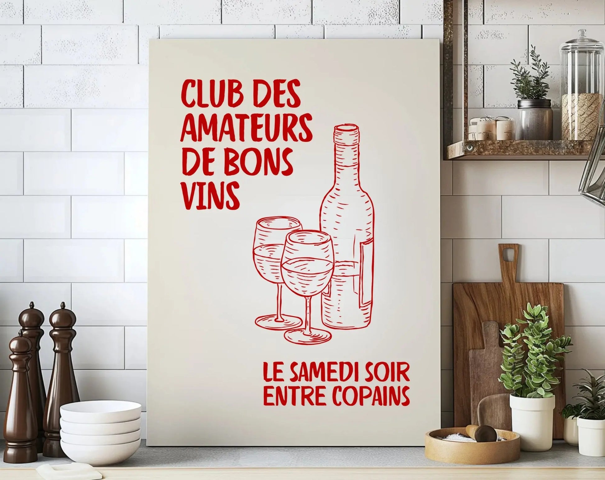 Affiches Club des amateurs de bonnes choses - Affiche cuisine FLTMfrance