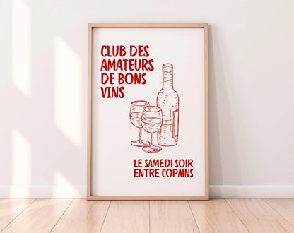 Affiches Club des amateurs de bonnes choses - Affiche cuisine FLTMfrance