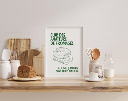 Affiches Club des amateurs de bonnes choses - Affiche cuisine FLTMfrance