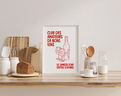 Affiches Club des amateurs de bonnes choses - Affiche cuisine FLTMfrance