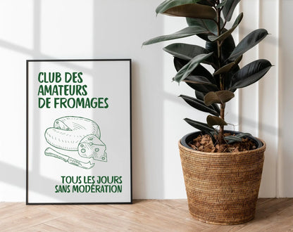 Affiches Club des amateurs de bonnes choses - Affiche cuisine FLTMfrance