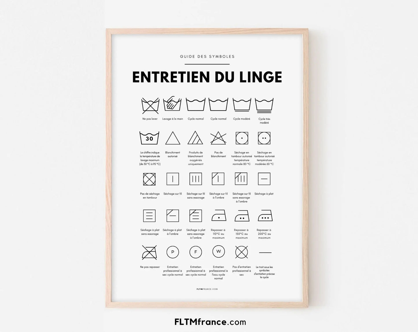 Affiches Droguerie et entretien du linge FLTMfrance