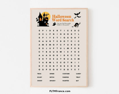 Affiches Halloween pour les toilettes - Décoration Halloween FLTMfrance