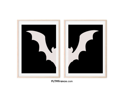 Affiches de chauve-souris - Décoration Halloween FLTMfrance