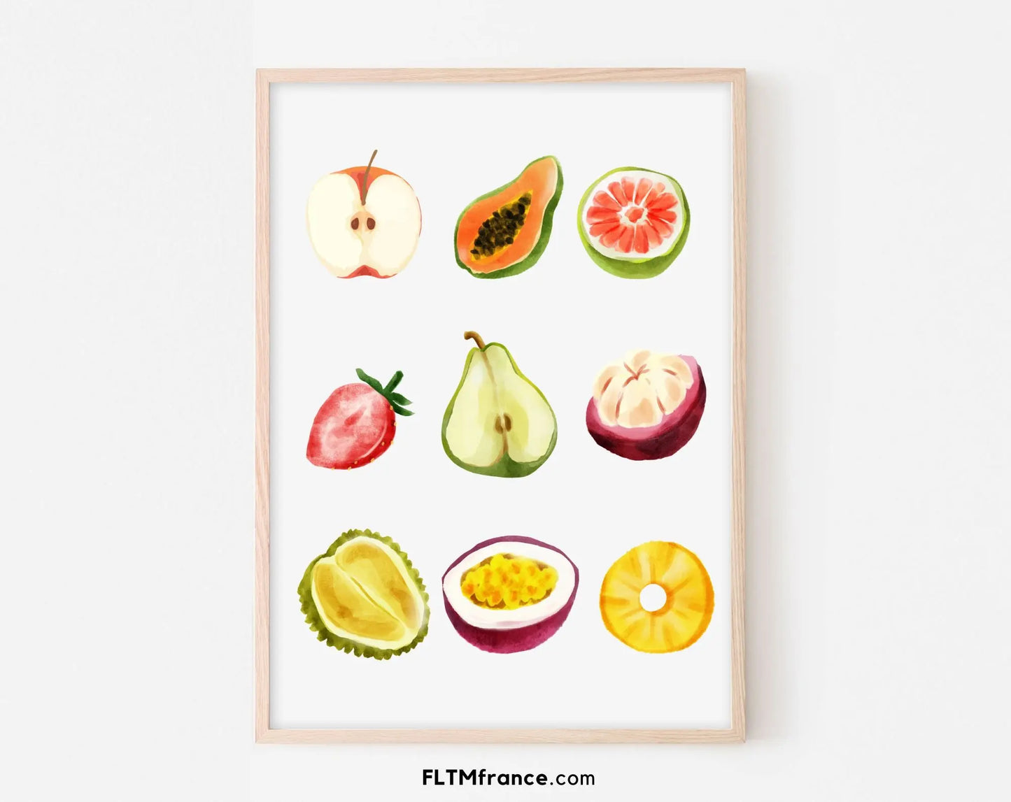 Affiches fruits féminins et légumes masculins - Poster humour WC FLTMfrance